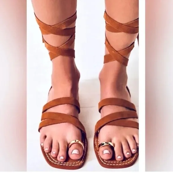 Free People Suede Sandals