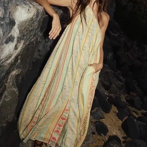 Free People Tova Maxi Dress Size L