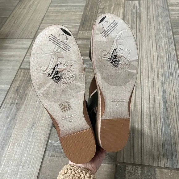 Free People Vale Boot Sandals in khaki