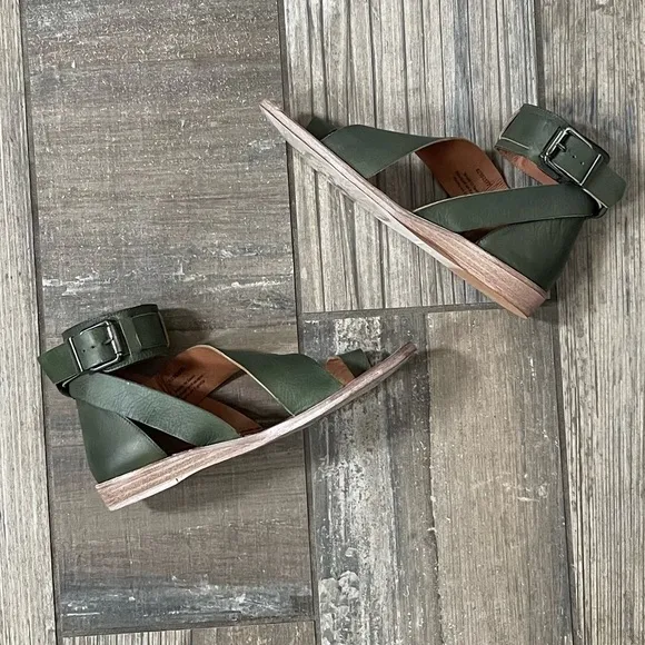 Free People Vale Boot Sandals in khaki