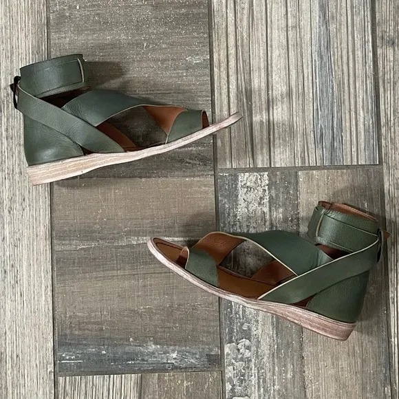 Free People Vale Boot Sandals in khaki
