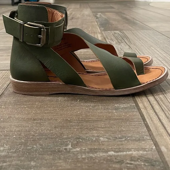 Free People Vale Boot Sandals in khaki