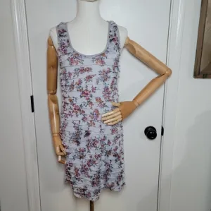 Free People Vintage Y2K Floral Ruffle Spring Dress Size Medium