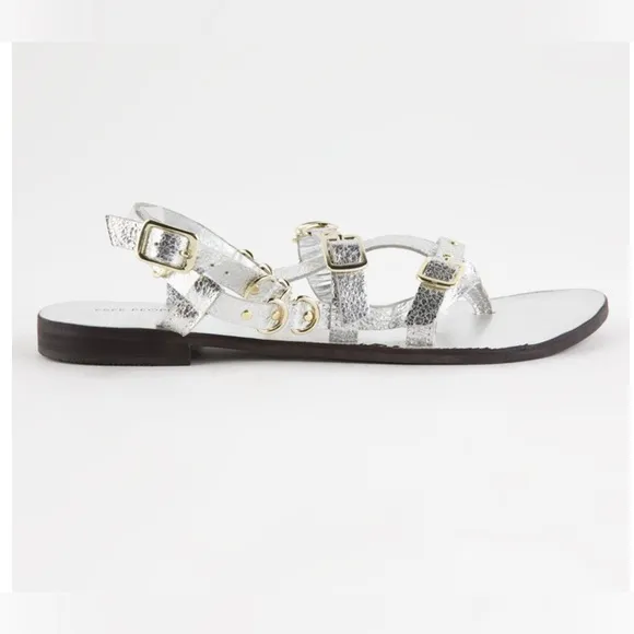FREE PEOPLE Women’s Midas Touch Sandals Silver Size 9