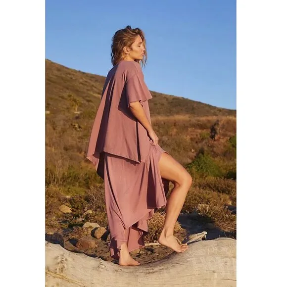 Free People Zen Asymmetrical Skirt Sz Small