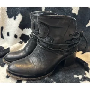 Freebird by Steven Casey Boot In Black Leather Size 7