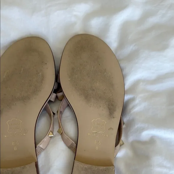 French Sole Bow Sandals