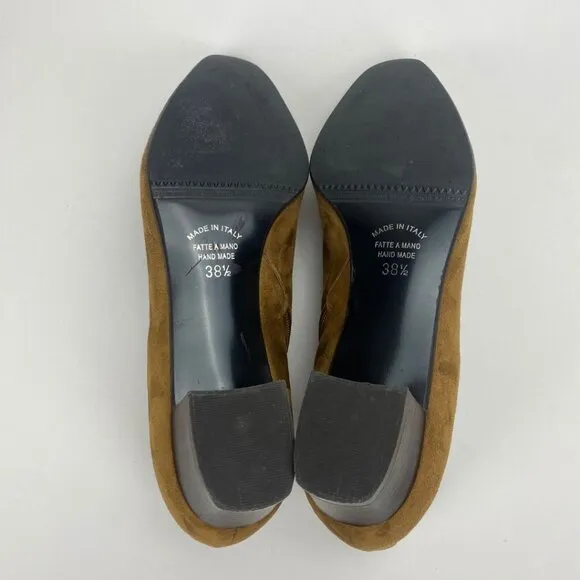 FRENCH SOLE NY FS/NY Eva Bootie in Luggage Suede Size 8.5