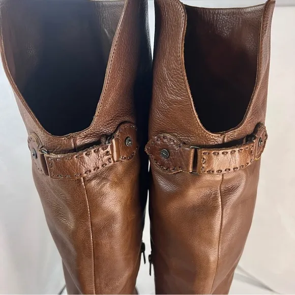FRYE &quot;Shirley&quot; Over-the-Knee Cognac  Riding Boots Size 9
