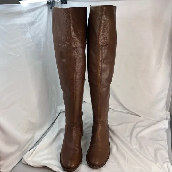 FRYE &quot;Shirley&quot; Over-the-Knee Cognac  Riding Boots Size 9