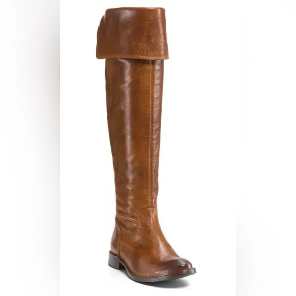 FRYE &quot;Shirley&quot; Over-the-Knee Cognac  Riding Boots Size 9