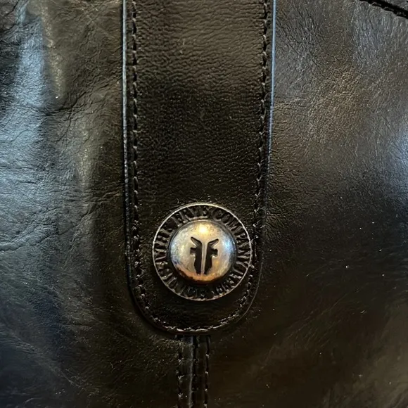 FRYE black leather riding boots, size 6.5, good condition