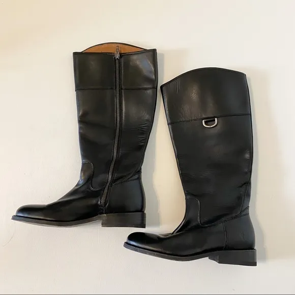 Frye black riding boots size 6.5