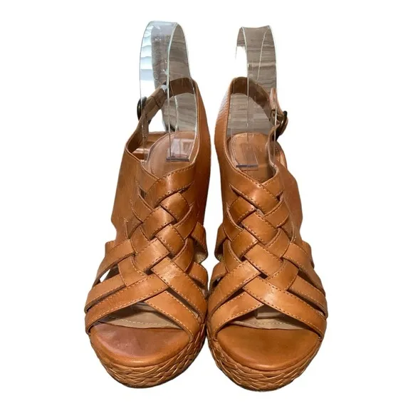 Frye Corrina Strappy Wedge Sandals Size 8.5