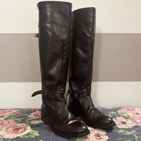 Frye Dorado 77561 Leather riding boots size 9