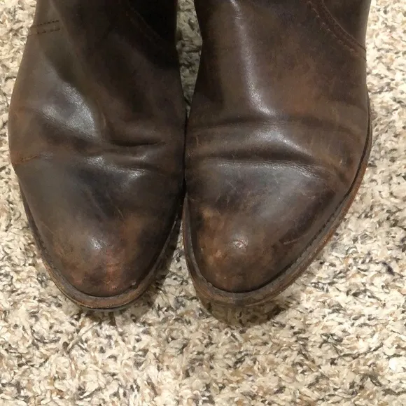 Frye Dorado Riding Boots Size 8 Dark Brown