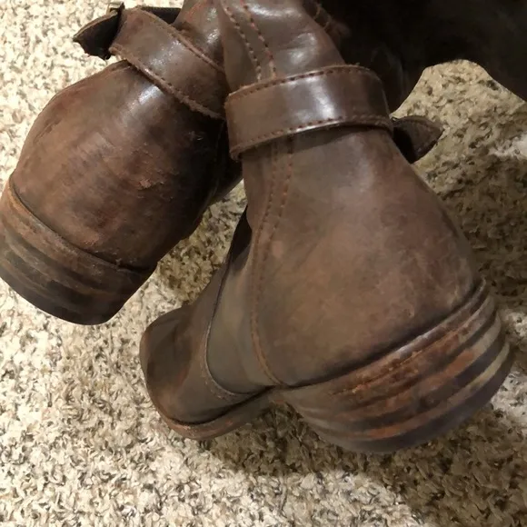 Frye Dorado Riding Boots Size 8 Dark Brown