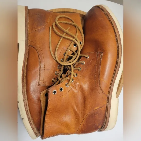 FRYE ERIC LACEUP BOOTS WITH SPONGE SOLES MENS SZ 13