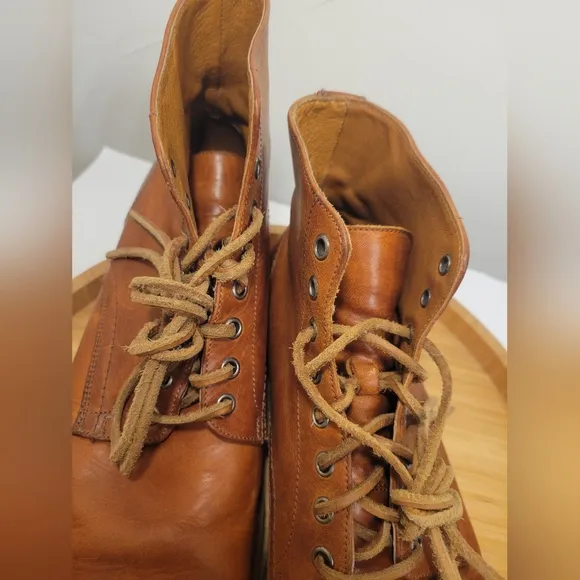 FRYE ERIC LACEUP BOOTS WITH SPONGE SOLES MENS SZ 13