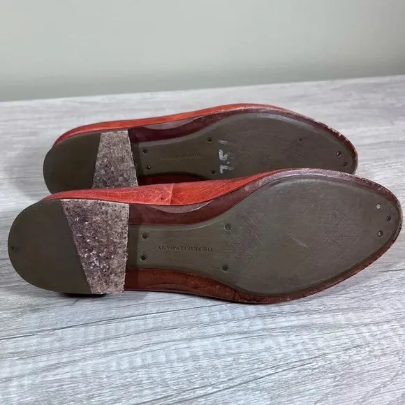 Frye Grace Venetian Leather Slip On Loafers Size 7.5