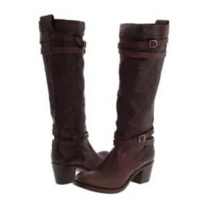 Frye Jane Harness Moto Riding Boots Thursday Ugg Steve Madden marc fisher Dingo