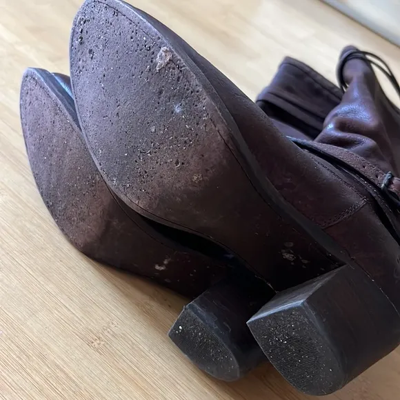 Frye Jane Harness Moto Riding Boots Thursday Ugg Steve Madden marc fisher Dingo