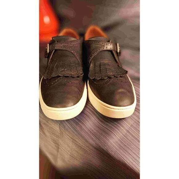 Frye leather loafers slip on shoes