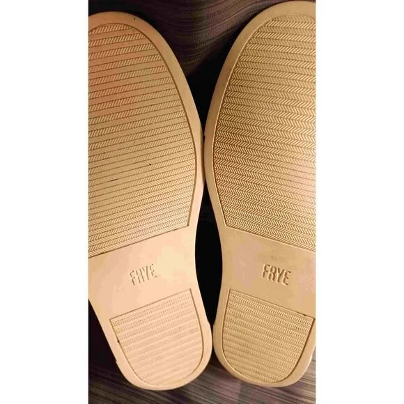 Frye leather loafers slip on shoes