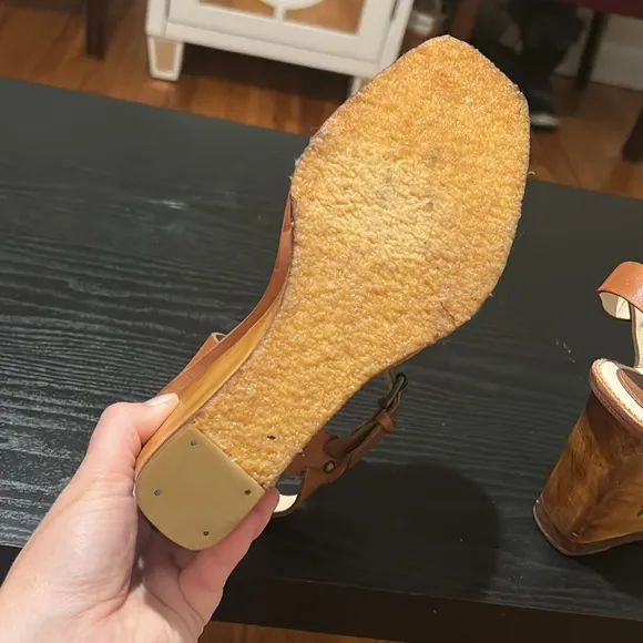 🆕🏷️Frye Leather Wedge Sandals