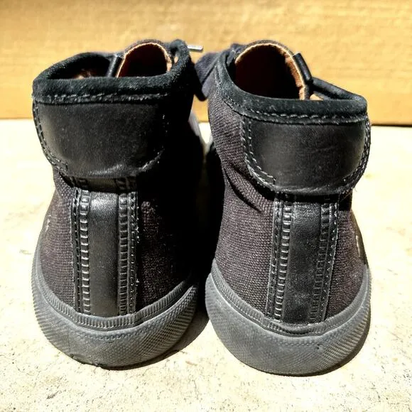 Frye Ludlow Chukka High Top Sneakers Lace Up Round Toe Versatile Casual Black 9