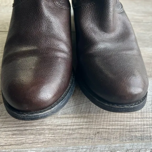FRYE Melissa Brown Leather Knee High Riding Boots 76430