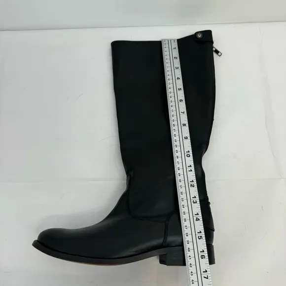 Frye Melissa Button Back Zipper Boots Size 8.5B Leather Equestrian Riding Biker