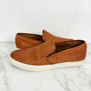 Frye Men’s Brett Perf Leather Slip On Loafers Sz 10.5