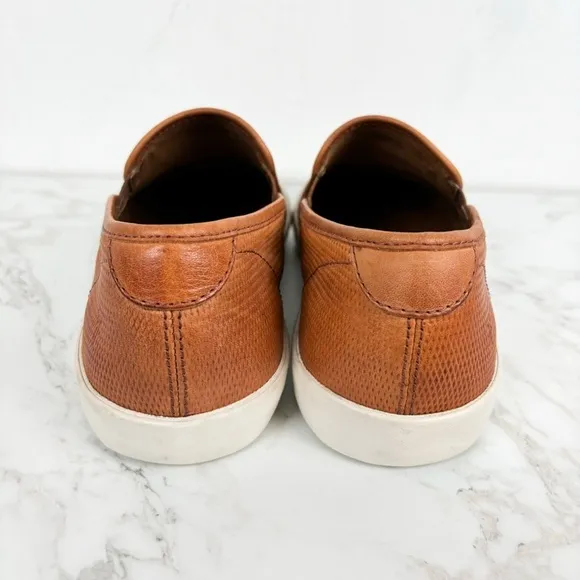 Frye Men’s Brett Perf Leather Slip On Loafers Sz 10.5
