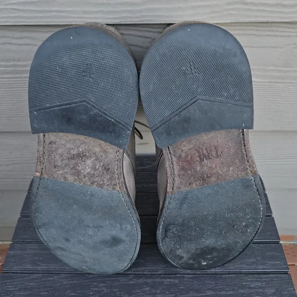 Frye Murray Chukka Boots Taupe Gray Green  Lace Up Short Boots Casual Men's 10
