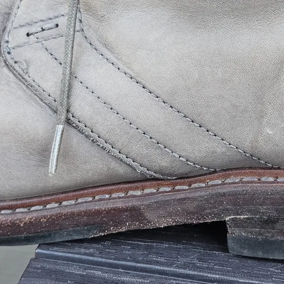 Frye Murray Chukka Boots Taupe Gray Green  Lace Up Short Boots Casual Men's 10