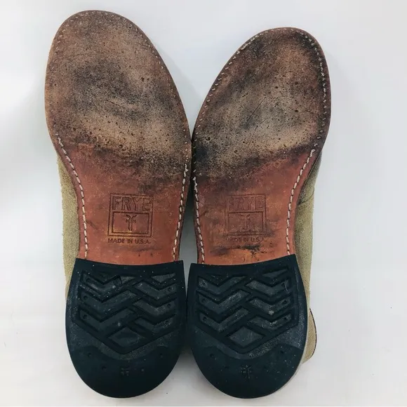 Frye Neutral Suede Desert Chukka Boots USA