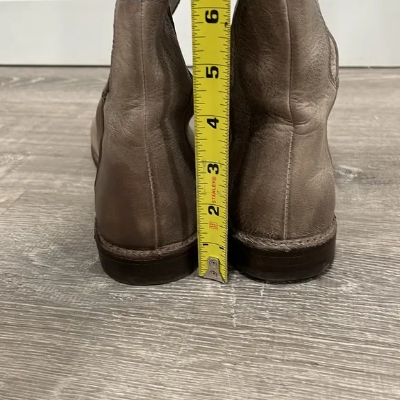 Frye Paige grey riding boots, size 7B