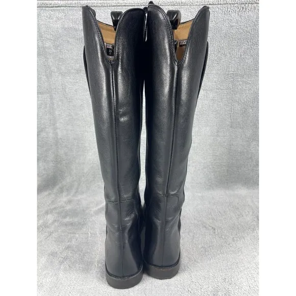 Frye Paige Tall Riding Boots Women's Size 9.5 B 16&quot; Premium Black Leather