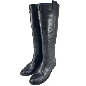 Frye Paige Tall Riding Boots Women's Size 9.5 B 16&quot; Premium Black Leather