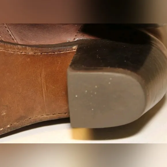 Frye Patina Brown Leather Riding Boots Frye Jane Tall Pull On 6 Mexico