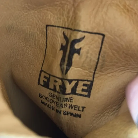 Frye Philip Tall Brown Buckle Riding Boots sz 7.5