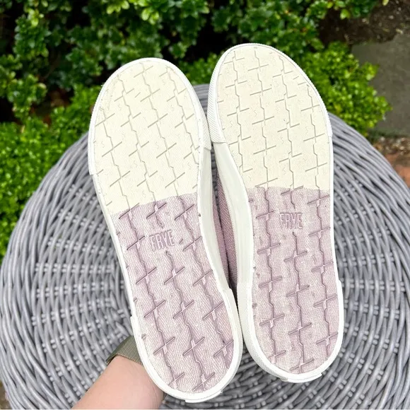 Frye Sneakers Gia Canvas Low Lace Lilac Multi Sz 7