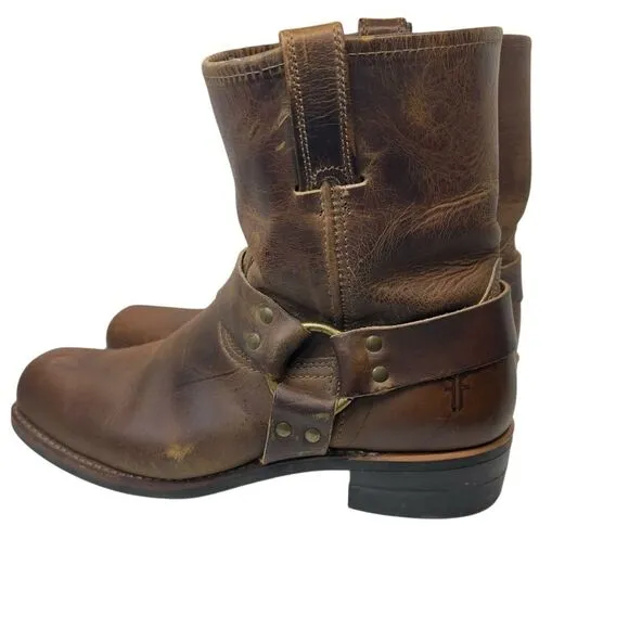 Frye 87400 Men’s 11M square toe Leather Harness Motorcycle Riding Engineer Boots
