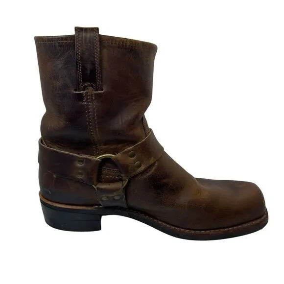 Frye 87400 Men’s 11M square toe Leather Harness Motorcycle Riding Engineer Boots