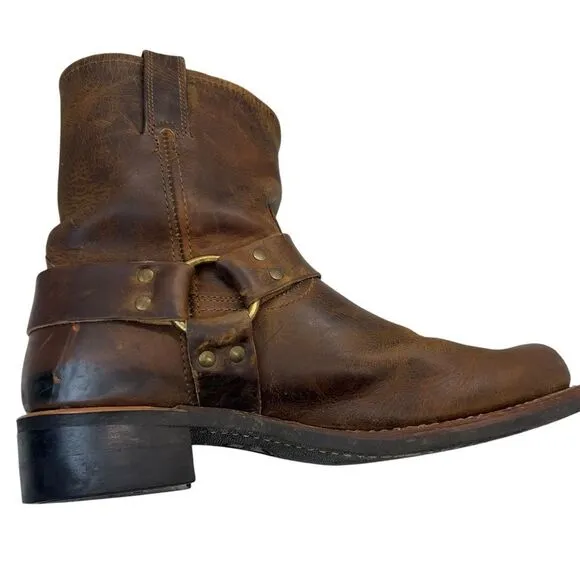 Frye 87400 Men’s 11M square toe Leather Harness Motorcycle Riding Engineer Boots