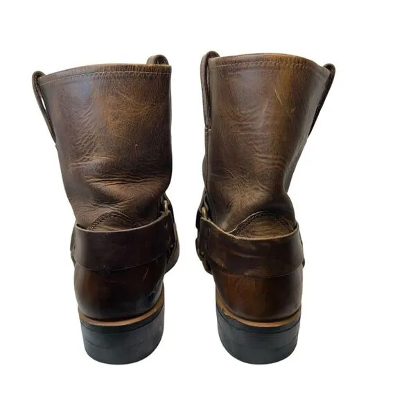 Frye 87400 Men’s 11M square toe Leather Harness Motorcycle Riding Engineer Boots