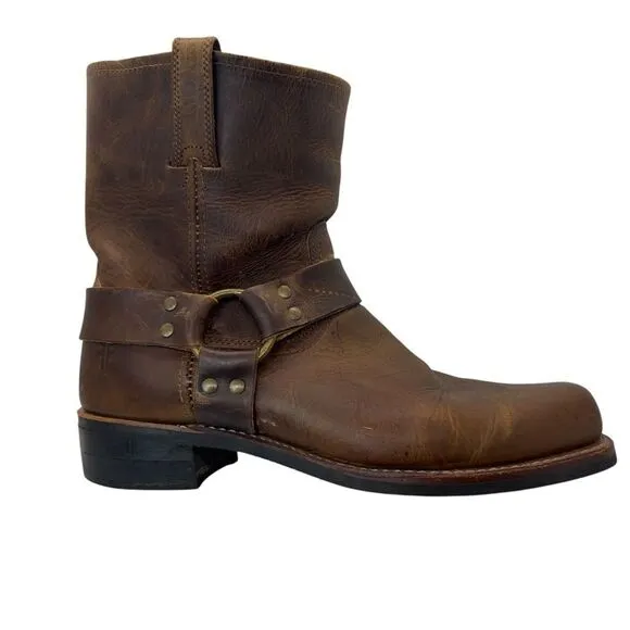 Frye 87400 Men’s 11M square toe Leather Harness Motorcycle Riding Engineer Boots