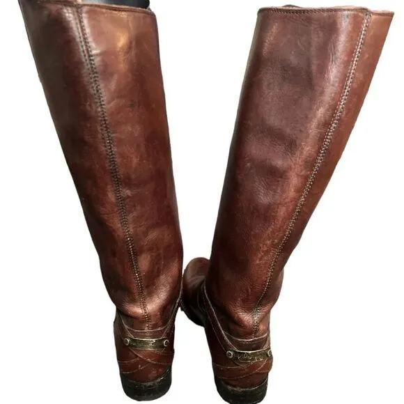 Frye brown riding boots sz 6B