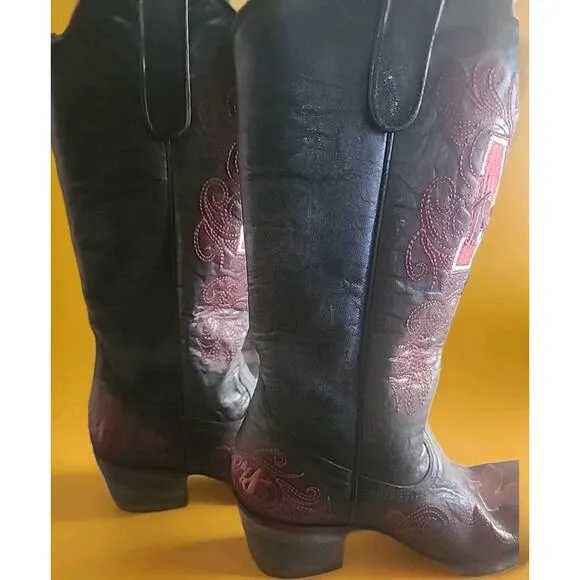 Gameday Women's Western Boot University of Nebraska Cornhuskers Sz 5 B NEW NWT